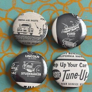 Mechanic / Car Button Pins